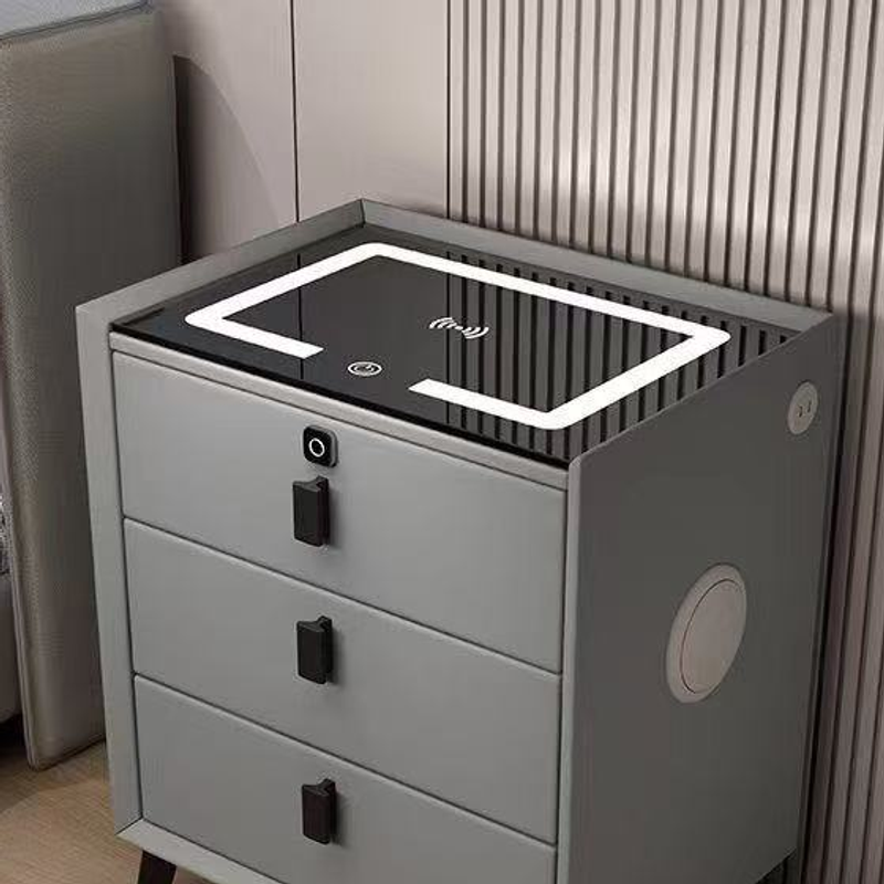 C11 smart bedside table illuminated wireless charging top and controls, original product detail
