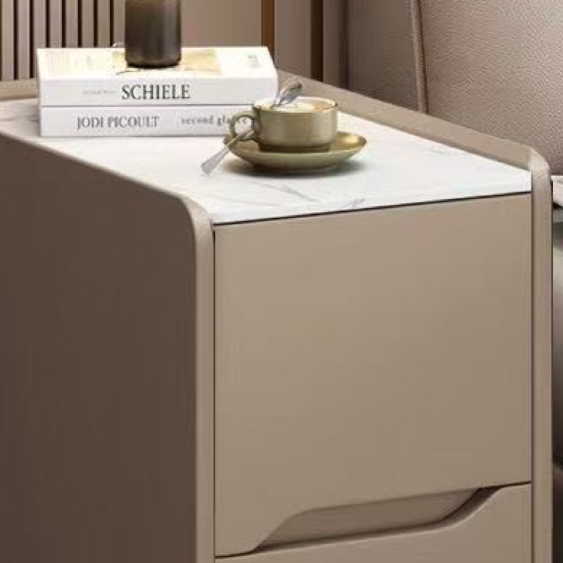 C3 smart bedside table sintered-stone top and raised side edge, original product detail