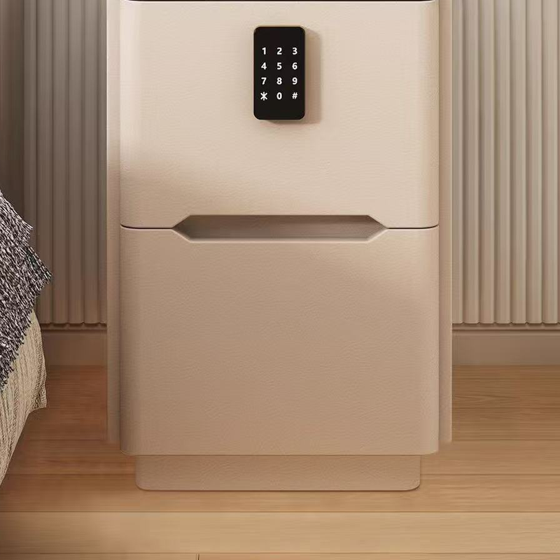 C7 smart bedside table cabinet front, drawer and lock construction, original product detail