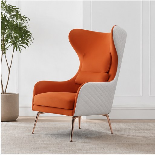 2031 Upholstered Lounge Chair - interior setting