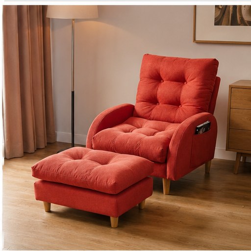 2033 Upholstered Lounge Chair - interior setting