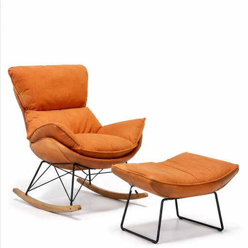 2039 Upholstered Rocking Lounge Chair - alternate product view