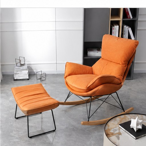 2039 Upholstered Rocking Lounge Chair - interior setting