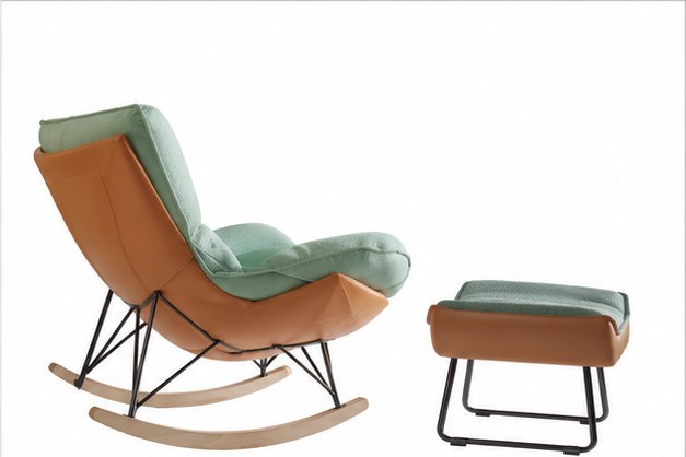 2039-A Upholstered Rocking Lounge Chair - alternate product view