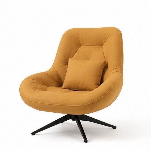 2102 Upholstered Swivel Lounge Chair - alternate product view