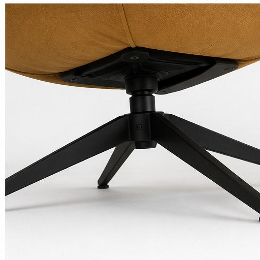 2102 Upholstered Swivel Lounge Chair - construction detail