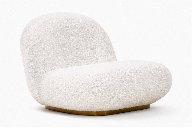 2103 Upholstered Swivel Lounge Chair - front three-quarter product view