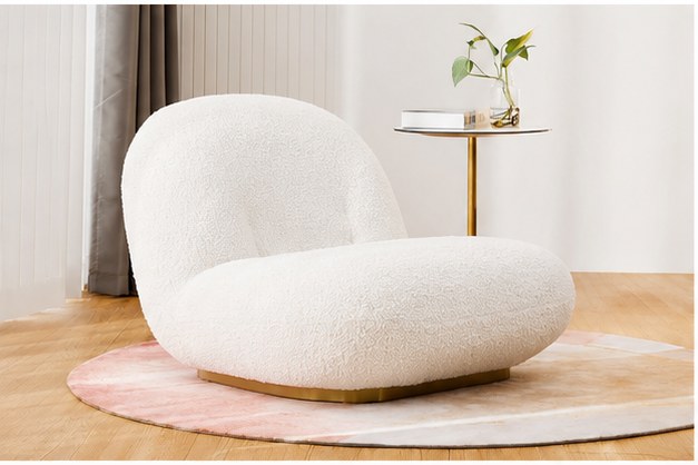 2103 Upholstered Swivel Lounge Chair in a realistic lifestyle setting