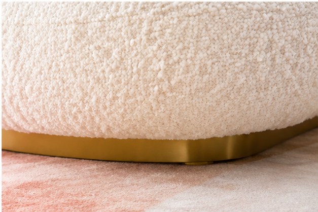 2103 Upholstered Swivel Lounge Chair - construction detail