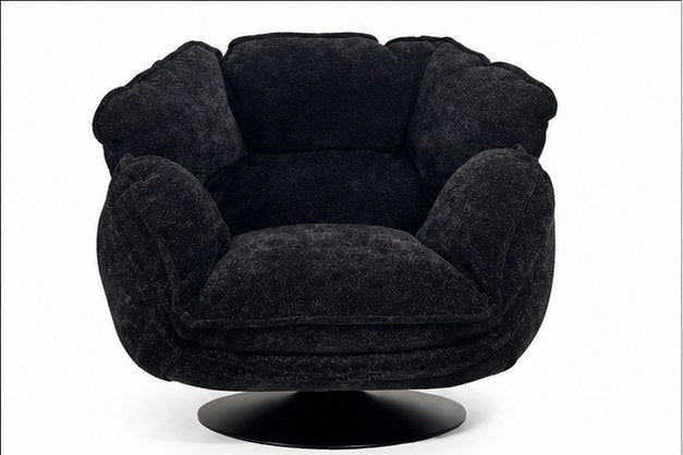2106 Upholstered Lounge Chair - front three-quarter product view