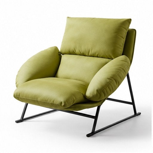 2109 Dragonfly Upholstered Lounge Chair - front three-quarter product view