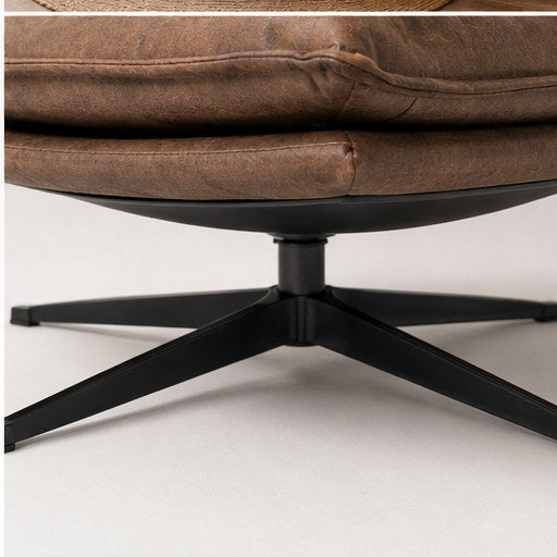 2139 Upholstered Swivel Lounge Chair - construction detail