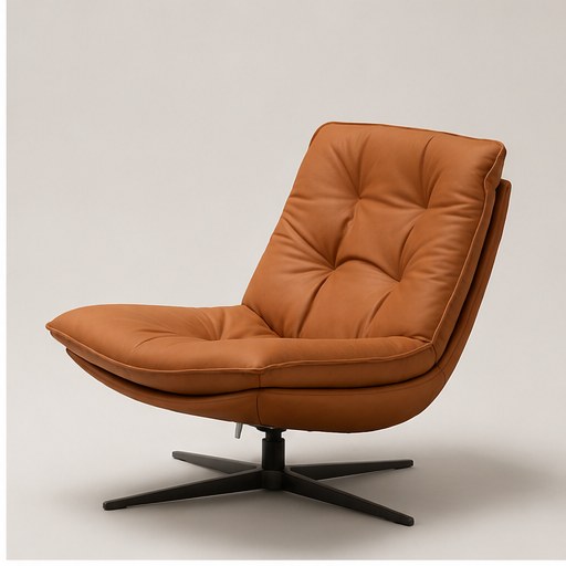 2139-A Upholstered Swivel Lounge Chair - alternate product view