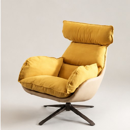 2142 Upholstered Swivel Lounge Chair - alternate product view