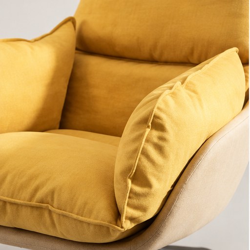2142 Upholstered Swivel Lounge Chair - upholstery detail