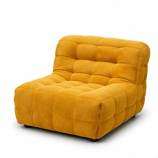 2146 Corduroy Foam Lounge Chair - front three-quarter product view