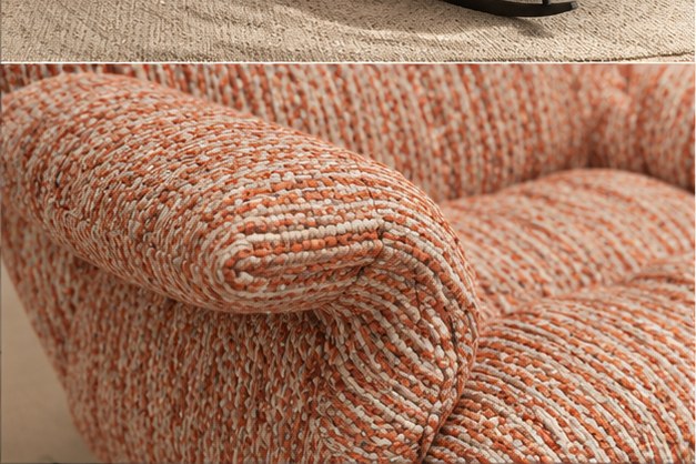 598 Upholstered Lounge Chair - upholstery detail
