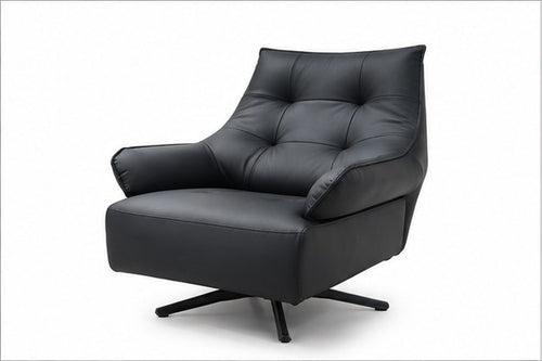 6112 Upholstered Lounge Chair - front three-quarter product view