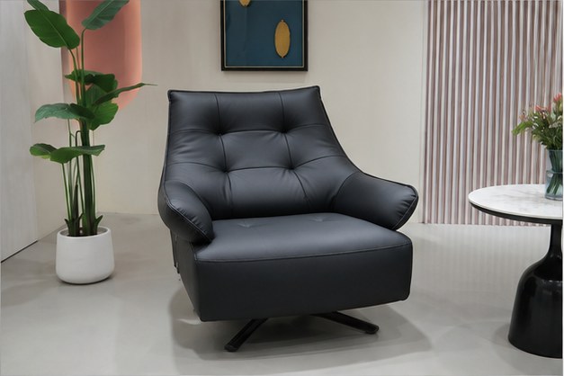 6112 Upholstered Lounge Chair in a realistic lifestyle setting