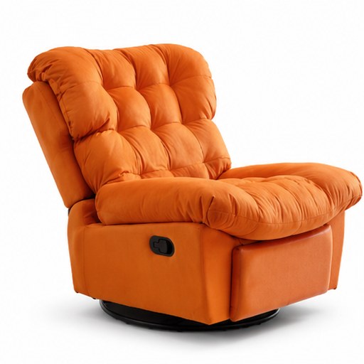 9016 Upholstered Recliner Chair - front three-quarter product view