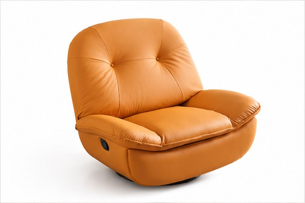 A005 Upholstered Recliner Chair - front three-quarter product view