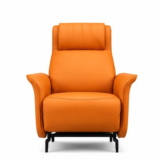 A008 Upholstered Lounge Chair - front three-quarter product view