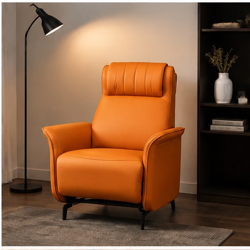 A008 Upholstered Lounge Chair - interior setting