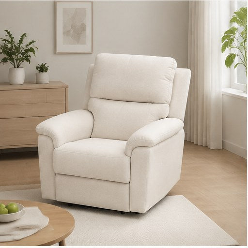 A010 Upholstered Recliner Chair in a realistic lifestyle setting