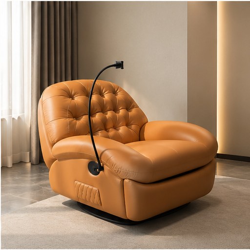 A011 Upholstered Recliner Chair - interior setting