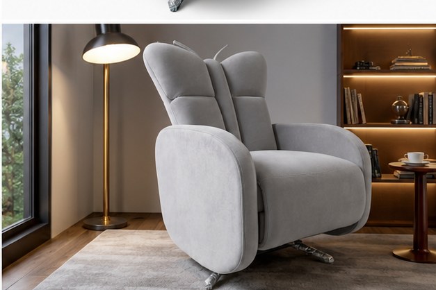 A025 Upholstered Recliner Chair - interior setting