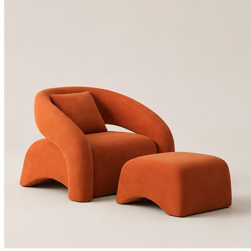 C05 Upholstered Lounge Chair - alternate product view