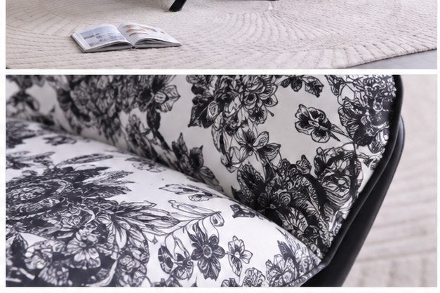 C10 Upholstered Swivel Lounge Chair - upholstery detail