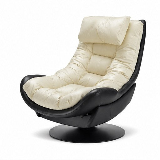 C11 Upholstered Swivel Lounge Chair - front three-quarter product view
