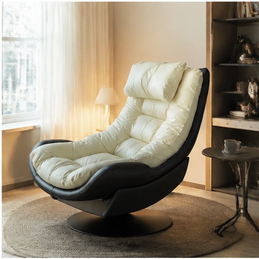 C11 Upholstered Swivel Lounge Chair - interior setting