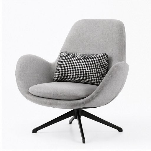 C12 Upholstered Swivel Lounge Chair - alternate product view