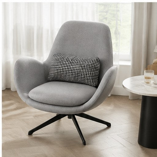 C12 Upholstered Swivel Lounge Chair - interior setting