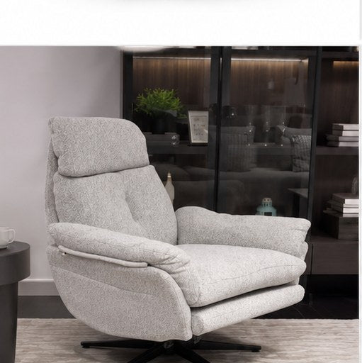 C15 Upholstered Swivel Lounge Chair in a realistic lifestyle setting