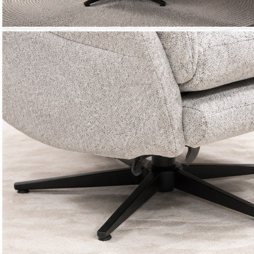 C15 Upholstered Swivel Lounge Chair - construction detail