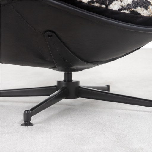 C16 Upholstered Swivel Lounge Chair - construction detail