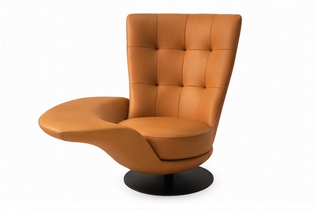 C18 Upholstered Swivel Lounge Chair - alternate product view