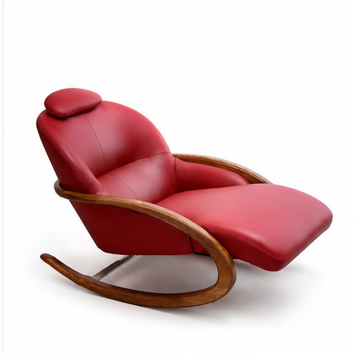 C25 Upholstered Rocking Lounge Chair - alternate product view