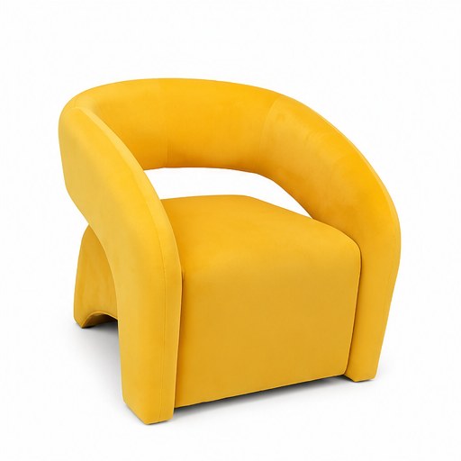C29 Upholstered Lounge Chair - front three-quarter product view