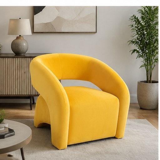C29 Upholstered Lounge Chair in a realistic lifestyle setting