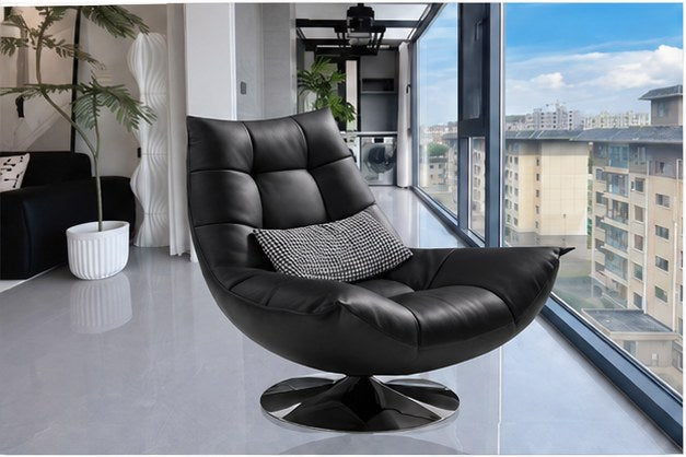 H18 Upholstered Lounge Chair in a realistic lifestyle setting