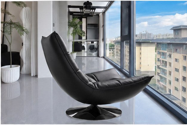 H18 Upholstered Lounge Chair - interior setting