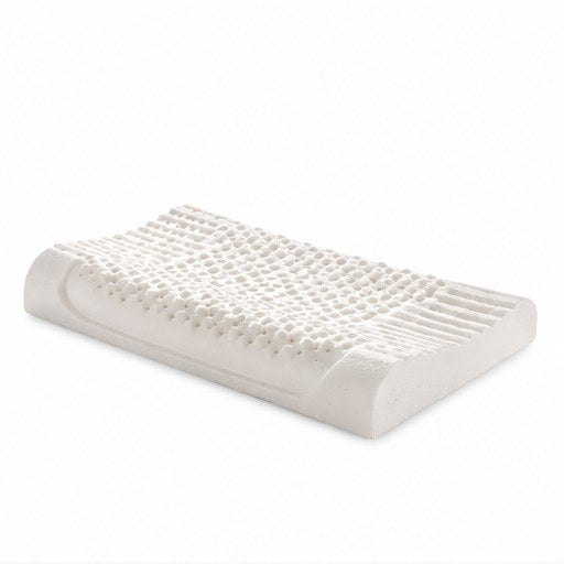 Contoured Latex Pillow - front three-quarter product view