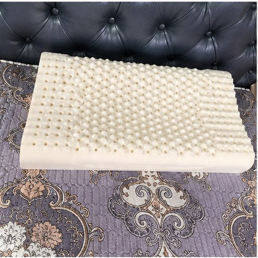 Contoured Latex Pillow in a realistic lifestyle setting