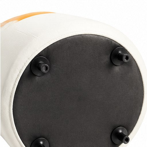 Two-Tone Upholstered Stool - construction detail