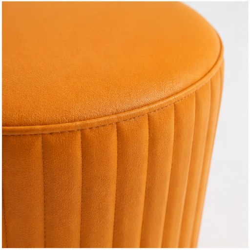 Upholstered Vanity Stool - upholstery detail