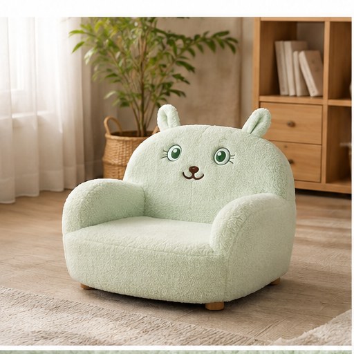 Kids Upholstered Chair in a realistic lifestyle setting